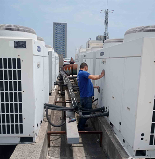 金安中央空调制热和不制冷系统维修方法